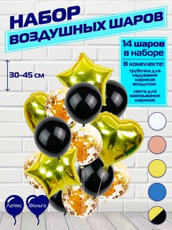 Отзыв на Воздушные шары с конфетти 14 штук