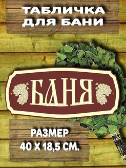 Отзыв на Табличка для бани