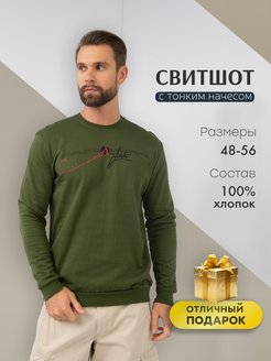 Отзыв на Свитшот / свитшот мужской / свитшот с тонким начесом