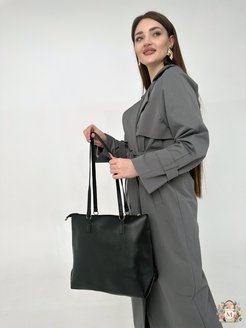 Отзыв на Сумка шоппер через плечо черная