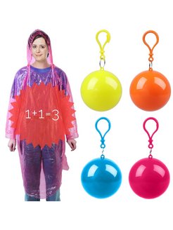 Отзыв на Дождевки-брелок, пончо универсальный.