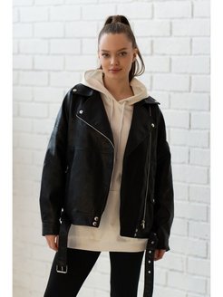 Отзыв на Косуха женская куртка кожаная oversize