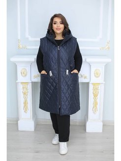 Отзыв на жилет женский утепленный удлиненный стеганый болоньевый