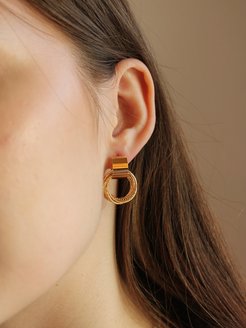 Отзыв на Серьги-конго в корейском стиле