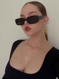 Отзыв на Солнцезащитные узкие унисекс очки тренд 2023