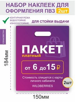 Отзыв на Наклейка интерьерная для оформления ПВЗ 