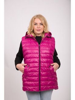 Отзыв на Жилет с капюшоном утепленный стеганый, жилетка болоньевая