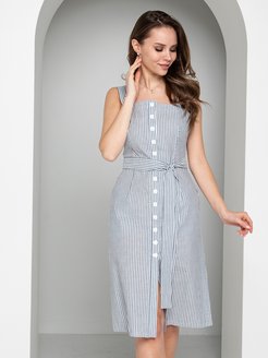 Отзыв на Летний сарафан рубашка халат женское миди