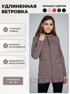 Отзыв на Ветровка женская весна легкая короткая с капюшоном 2023
