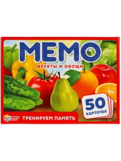 Отзыв на Карточная игра "Мемо. Фрукты и овощи"