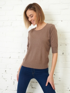 Отзыв на Джемпер женский с коротким рукавом/Кофта рукав 3 4/кашемир