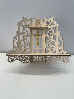 Отзыв на Полка для икон угловая Иконостас Пасха