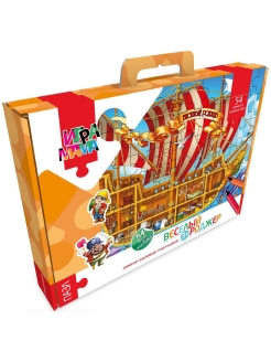 Отзыв на Веселый Роджер, пираты, пазл, напольный пазл, большие детали, для детей, подарок, 23 февраля.