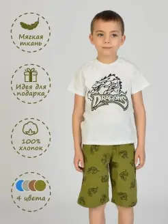 Отзыв на Спортивный костюм детский комплект для мальчика летний шорты
