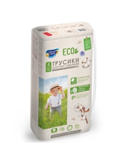 Отзыв на Детские одноразовые подгузники-трусики 4/L 9-14 кг 43шт