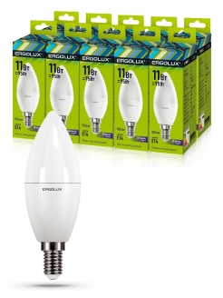 Отзыв на Набор из 10 светодиодных лампочек LED 11W 6500К E14, светодиодная лампа, лампочки светодиодные
