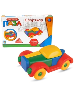 Отзыв на Конструктор-пазл Спорткар,19 дет. 1TOY.