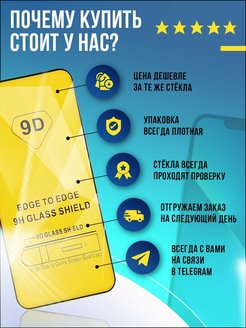 Отзыв на Защитное стекло для Realme 8i/9Pro