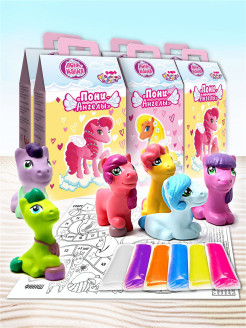 Отзыв на Детский развивающий набор "Поняши" UNICORN (6 боксов + 6 игрушек + тесто для лепки 12 шт)