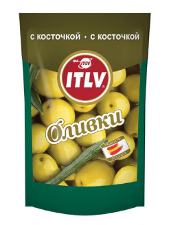 Отзыв на Оливки зеленые с косточкой ИТЛВ 195 gr дой-пак ITLV