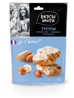 Отзыв на Туррон с миндалем и фундуком, 50г