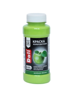 Отзыв на Краска колеровочная /зеленое яблоко, 0,25л