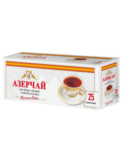 Отзыв на Азерчай. Черный с бергамотом, 25 пакетиков без конверта