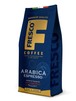 Отзыв на Кофе FRESCO Arabica Espresso 200г, зерно, пакет