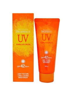 Отзыв на Солнцезащитный крем для лица и тела Deoproce UV Sun Block Cream SPF 42PA++ 100 мл