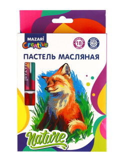 Отзыв на Пастель масляная, 18 цв.