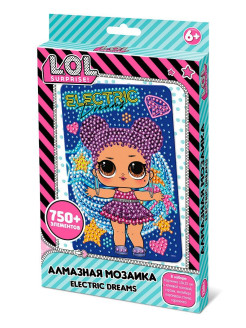 Отзыв на Алмазная мозаика LOL. "Electric Dreams" 10х15 см.