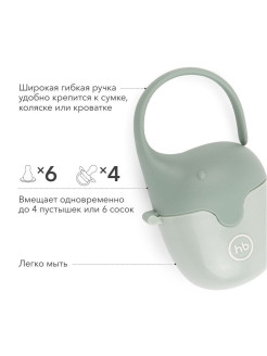 Отзыв на Контейнер для пустышек BPA FREE / Контейнер для сосок / Чехол для пустышки