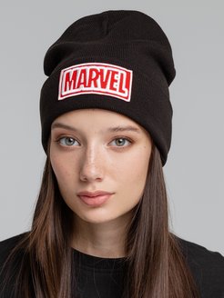 Отзыв на Шапка, шапка с вышивкой, Marvel, Мстители, Марвел, черная шапка, шапка унисекс, теплая шапка