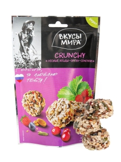 Отзыв на CRUNCHY Лесные ягоды-орехи-семечки, 50 г