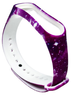 Отзыв на Ремешок Mi Band 3/4 силиконовый мягкий с принтами для фитнес-браслета Xiaomi.