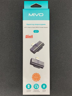 Отзыв на Адаптер-переходник 2 в 1 Lightning 8pin для наушников Lightning и зарядки iPhone L1