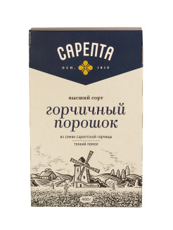 Отзыв на Сарепта Порошок горчичный из семян сарептской горчицы высший сорт, 400 г