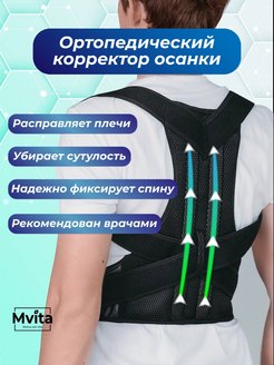 Отзыв на Корректор осанки для взрослых, корсет для осанки, тренажер осанки вектор, корсетный пояс для осанки, корсет для спины