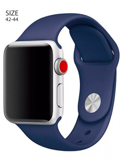 Отзыв на Ремешок для часов Apple Watch 42/44 mm / Силиконовый ремешок / Браслет для смарт часов эпл вотч