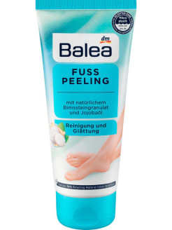 Распродажа Крем-пилинг для ног FUSS PEELING, с природными гранулами пемзы,100мл.
Balea Пиллинг для ног - очищает и разглаживает кожу с помощью природных гранул пемзы