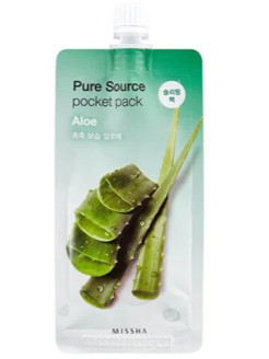 Отзыв на Маска для лица MISSHA Pure Source Pocket Pack (Aloe) 10 мл
