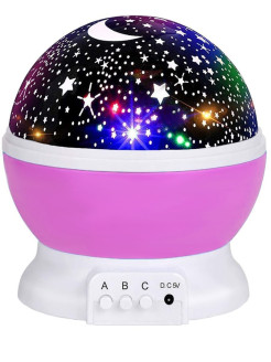 Отзыв на Ночник проектор StarMaster звездное небо/ Детский ночной светильник с движущейся проекцией