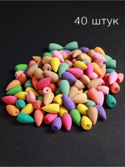 Отзыв на Благовония для дома стелющийся дым конусы / Сандал очиститель воздуха / Набор для медитации