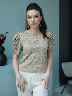 Распродажа Блузка/ блузка ажурная/ кофта летняя/ женская кофта/ нарядная кофта
Идеальная блузка из мятого итальянского ажура с объемными рукавами