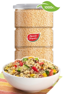 Отзыв на Киноа белая ПЭТ банка, 1000г , white Quinoa