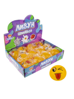 Отзыв на 1TOY "Мелкие пакости" Лизун Шмякса смайлик , 6 см./антистресс/мялка антистресс/мялки