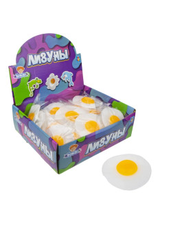Отзыв на 1toy Мелкие пакости  Лизун яичница, 10 см./антистресс/мялка антистресс/мялки