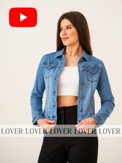 Отзыв на LOVER / Джинсовая куртка / джинсовка / джинсовая куртка женская / джинсовка женская / классика