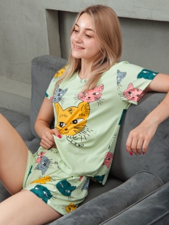 Отзыв на BestiЯ / пижама женская / пижама Женская с шортами / домашний костюм / подарок