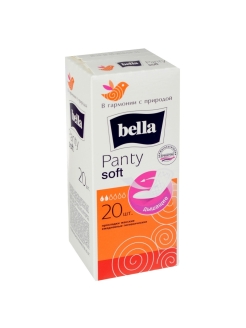 Отзыв на Ежедневные прокладки Bella Panty Soft, 20 шт 2 капли без крылышек тонкие